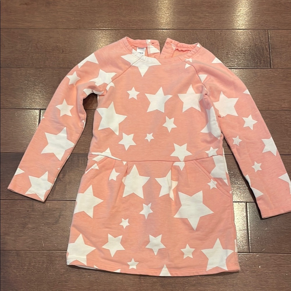 Old Navy Coral and White stars Dress